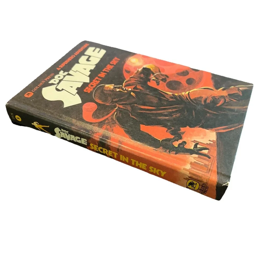 Doc Savage:‎ Secret in the Sky by Kenneth Robeson (1975, Hardcover) Golden Press